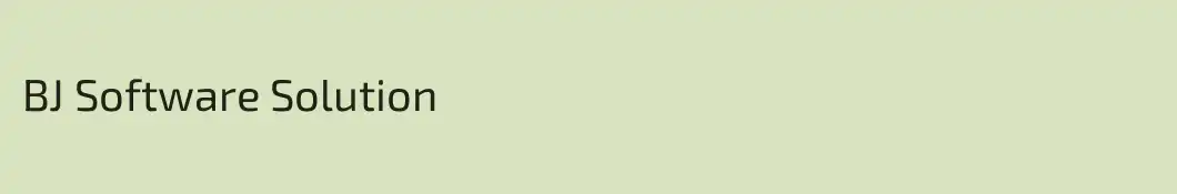 BJ Software Solution 